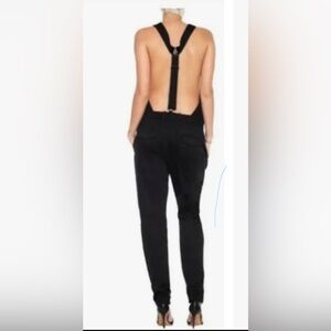 Joe's Jeans Black Open-Back Jumpsuit
